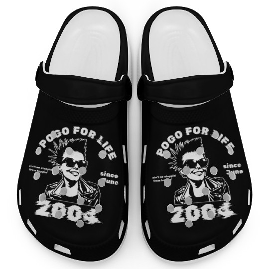 21st birthday Pogo for life since 06/2004 Clogs