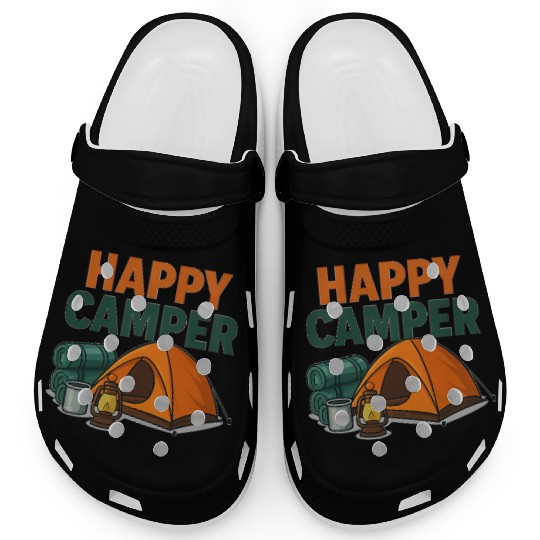 Happy Camper – Cozy Camping Vibes Clogs