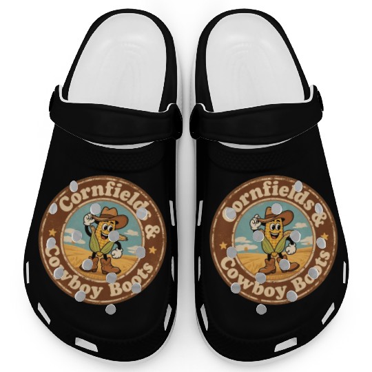 Heart of Nebraska Cornfield Charm Vintage Style Clogs