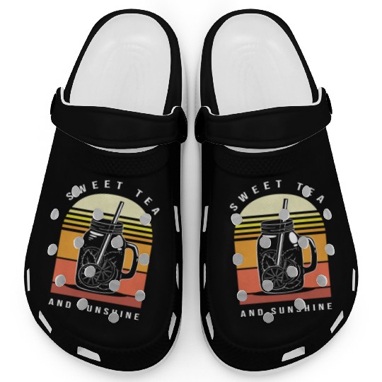 Sweet Tea Lover Morning Drink Clogs