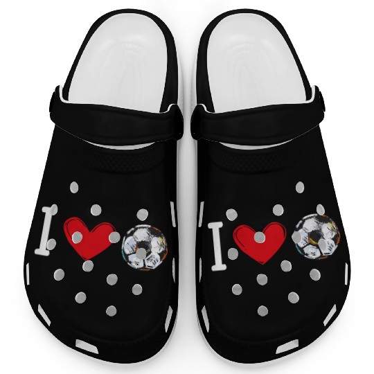 I love football design Clogs