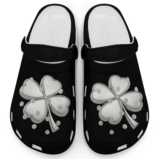 Vibrant Shamrock Logo Celebrating Irish Clogs
