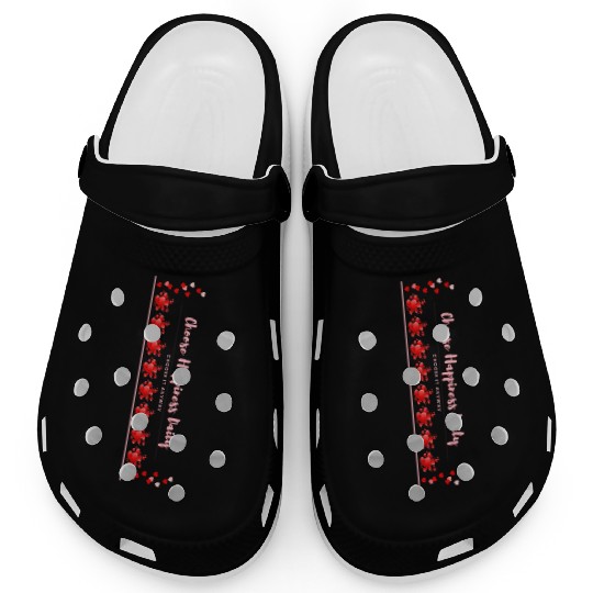 Choose Happiness Love Design - Self Love Heart Art Clogs