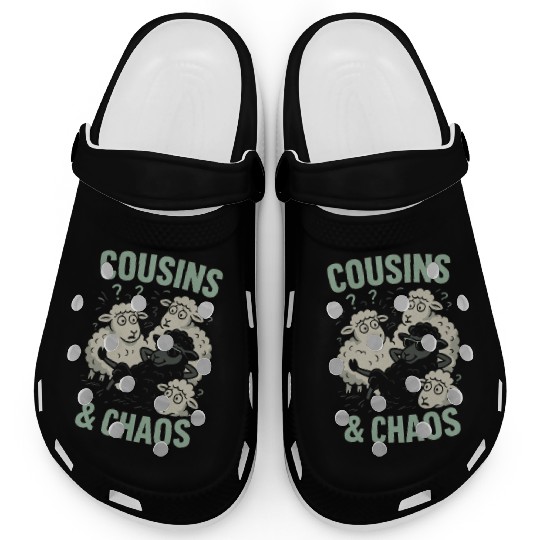 Funny Black Sheep Cousin Quirky Family Outcast Clogs