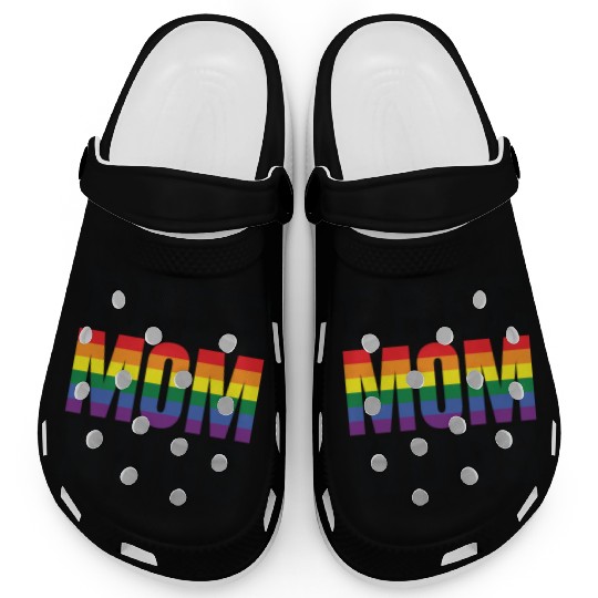 Gay Pride Free Mom Hugs Clogs