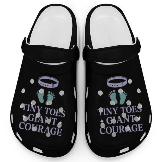 NICU Parent Pride Preemie Warrior Neonatal Clogs