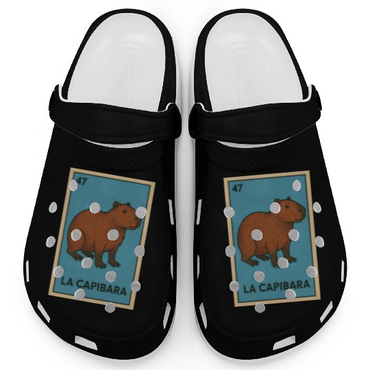 LA CAPIBARA - THE CAPYBARA - LOTERÍA CARD Clogs