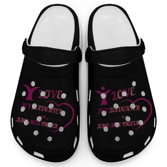 I LOVE MY DAUGHTER - AMO MIA FIGLIA Clogs
