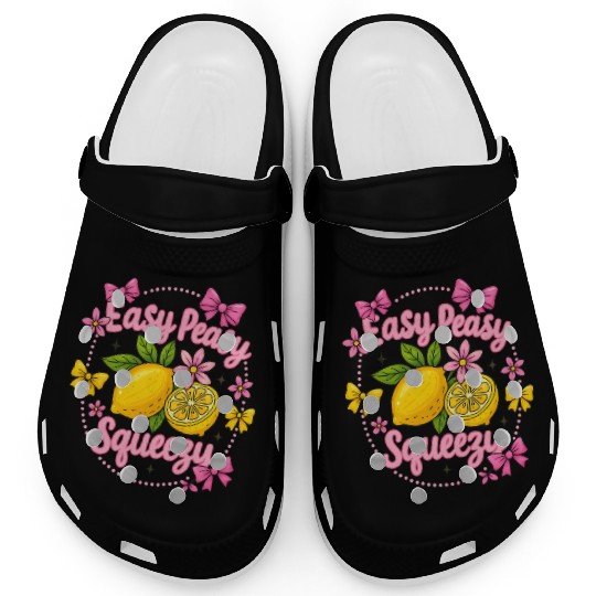 Preppy Lemon Summer Lemon Coquette Clogs