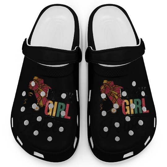 Juneteenth BLACK GIRL Power Clogs