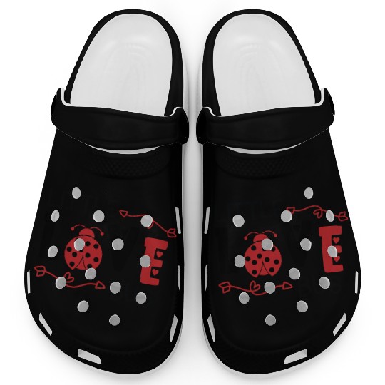 Valentine Little Love Bug Clogs