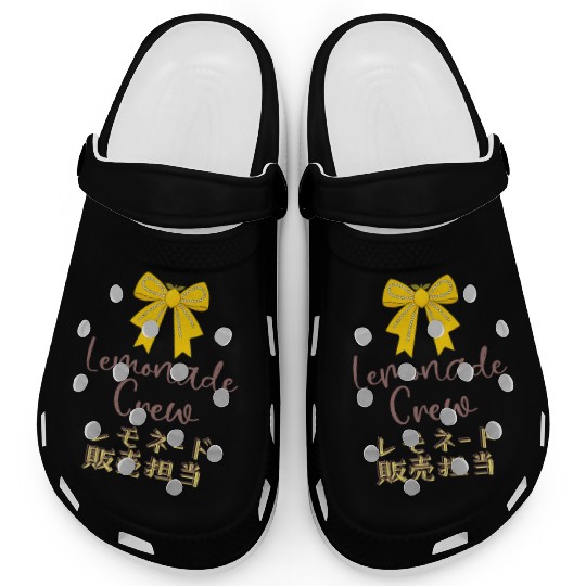 Lemonade Crew Yellow Bow Clogs