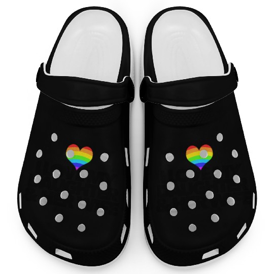 I love my daughter & her wife LGBTQ proud parent Clogs