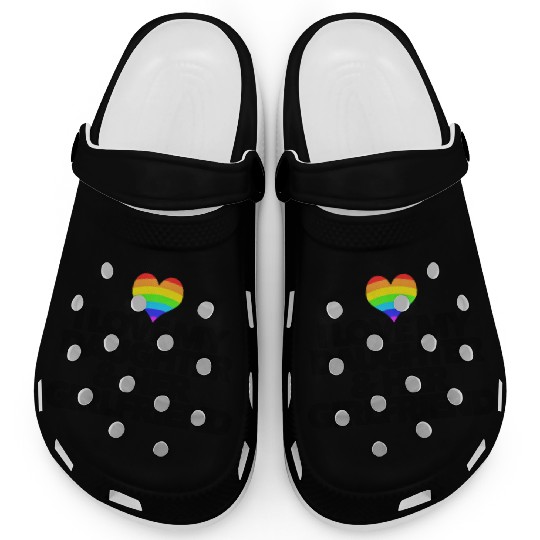 I love my daughter & her girlfriend LGBTQ proud Clogs