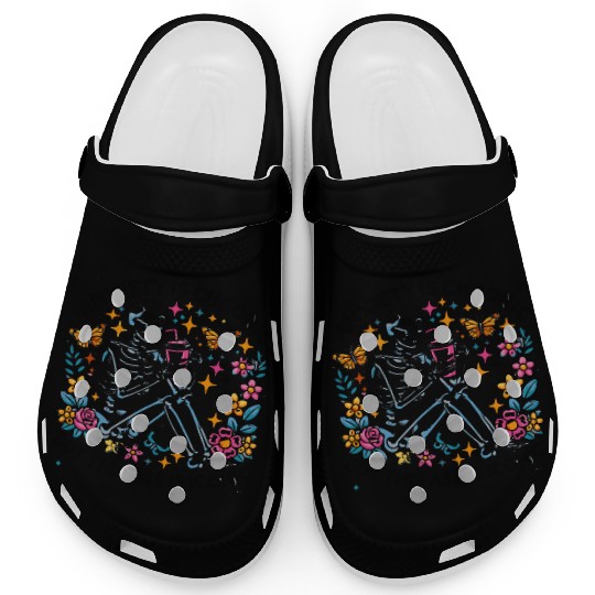 Anxiety is Chronic Funny Sarcastic Clogs