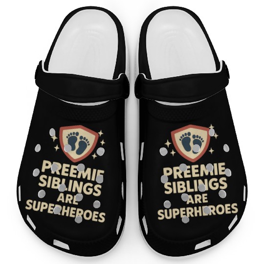 NICU Sibling Preemie Big Brother Big Sister Clogs