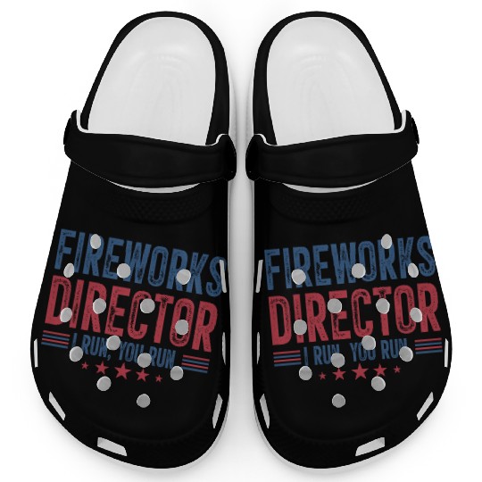 Fireworks Director I Run You Run Clogs