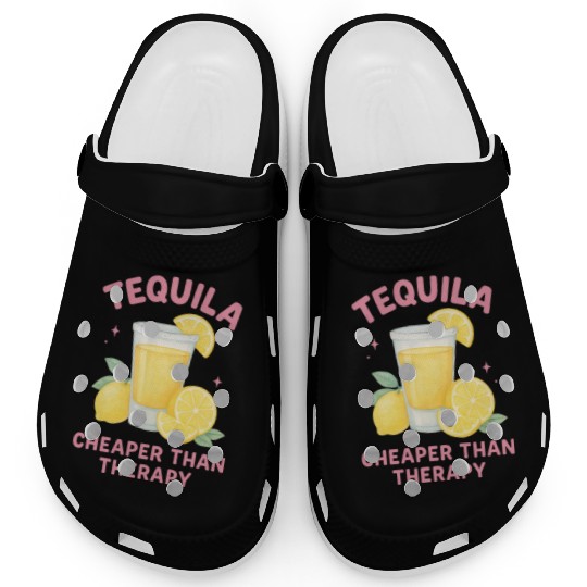 Tequila therapy Lemon Summer Clogs