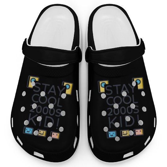 Stay Cool 2000s Kid – Y2K Retro Clogs