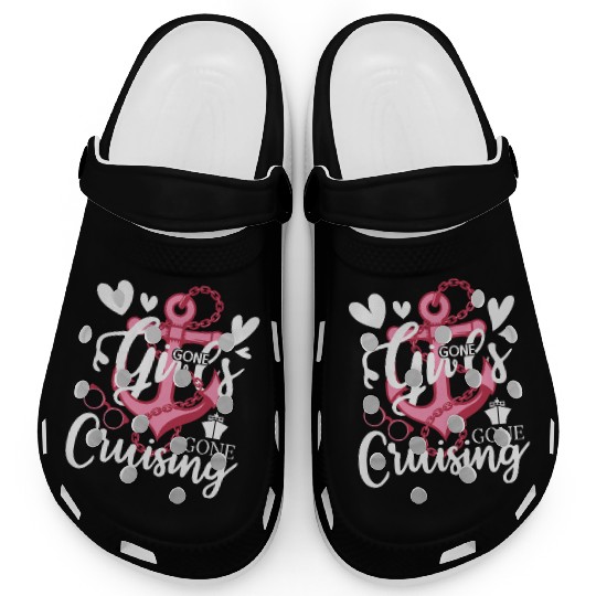 Girls Gone Cruising Pink Cruise Ship Clogs