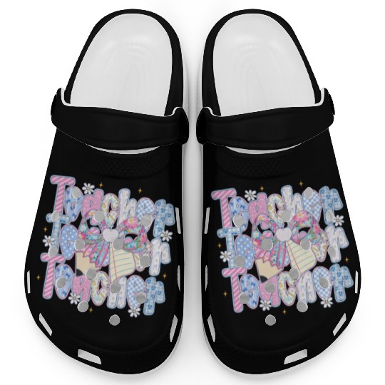 Preppy Teacher Coquette Clogs
