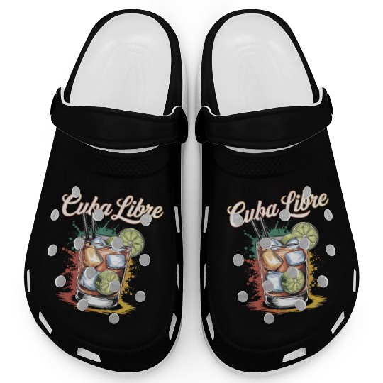 Blutgruppe Cuba Libre Cocktail Bartender Clogs