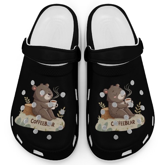 Brewster the Coffee Cub Clogs