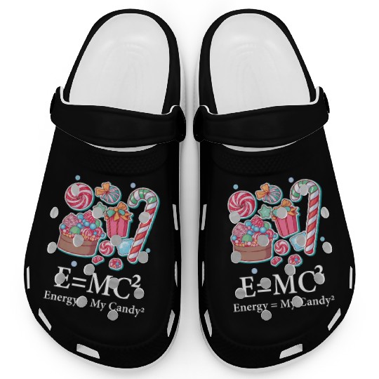 Funny Candy Lover Math Teacher Lollipops Candy Clogs