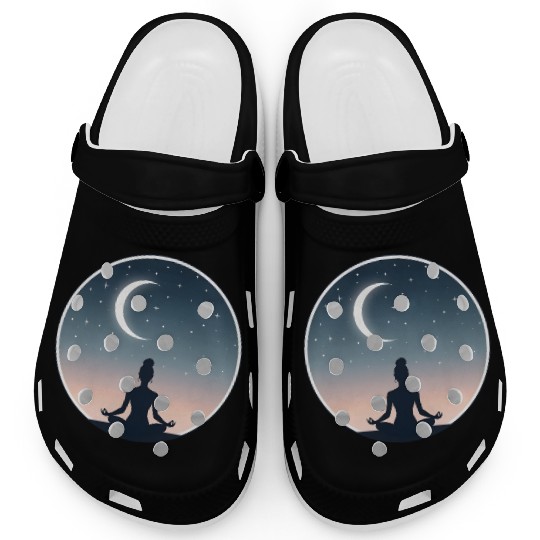 Moonlit Yoga Pose Clogs