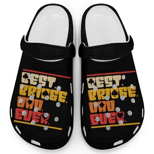 Bridge Player Best bridge Dad Ever Clogs