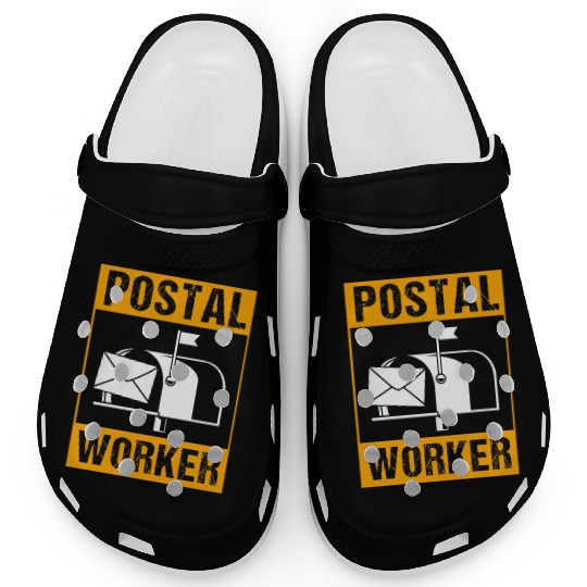 Postal Worker Mailbox Mail Carrier Clogs