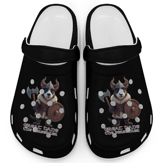 Great Dane the Berserker Clogs