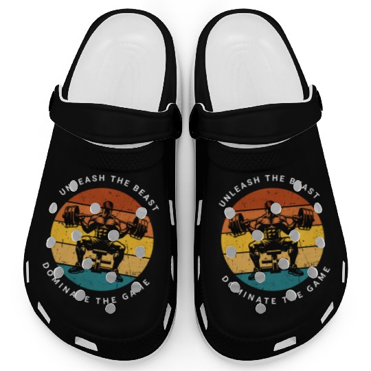 Unleash the Beast – Gym Power Logo Clogs