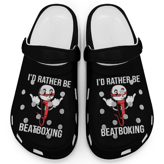 Beatbox Hip Hop Street Style Beatboxer Clogs