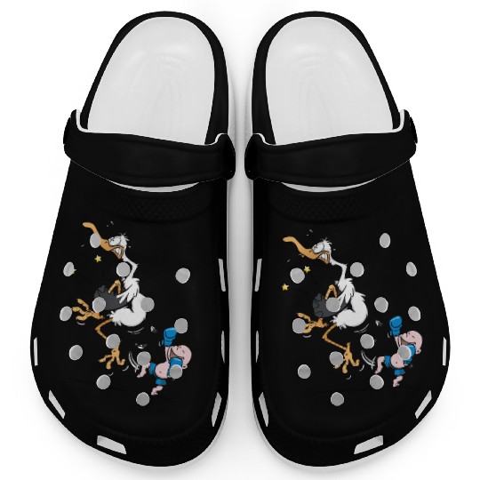 Muay Thai / MMA / Boxing Baby Boy Cartoon (blue) Clogs