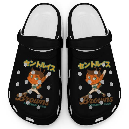 Vintage St Louis Browns Baseball Japan Version Clogs