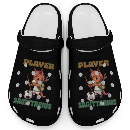 Soccer Player Sagittarius Zodiac Sign Soccer Clogs