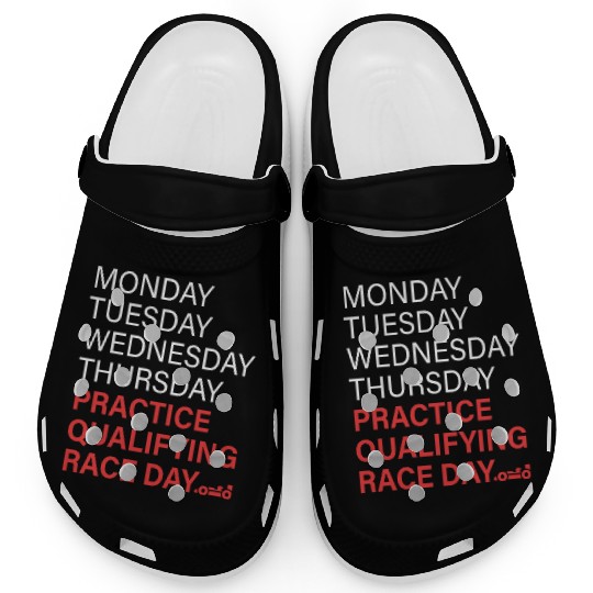 monday tuesday wednesday thursday practice qual Clogs