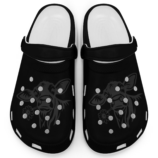 Sweet Cow with Daisy Clogs