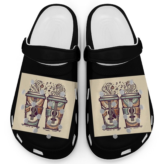 "SUN & US" Matching Clogs - Where Coffee Meets