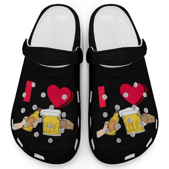 I LOVE BEER #1 Clogs