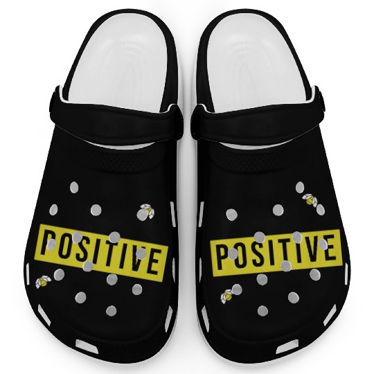 Bee Positivity Inspirational Clogs