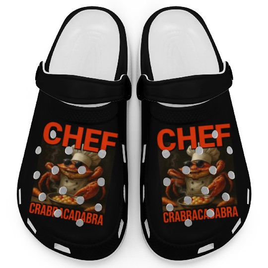 Chef Crabracadabra Clogs - Meme Magic Crab Chef