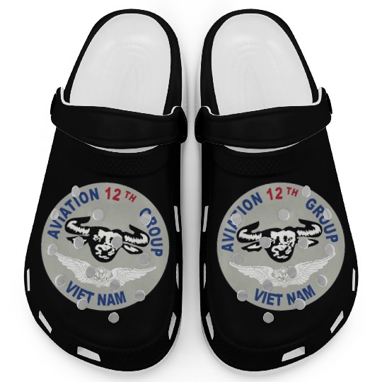 Army 12th Aviation Group Vietnam SSI wo T Clogs