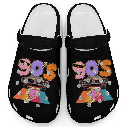 Retro 90s Muscle Vibes Clogs