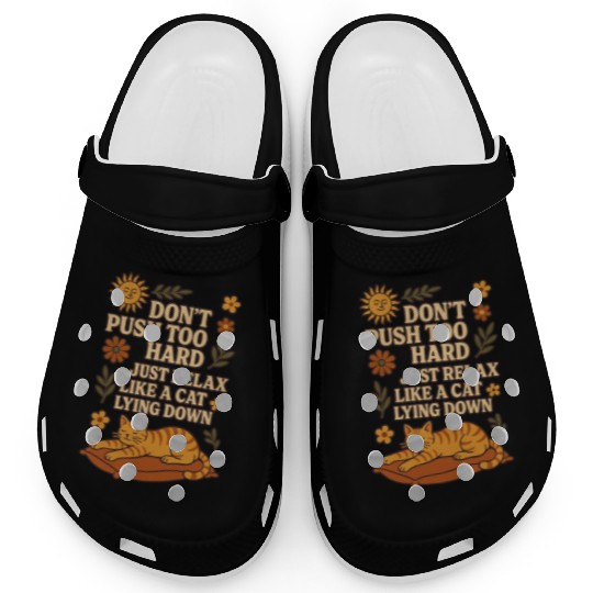 Relaxing Cat Nap Inspirational Design Clogs