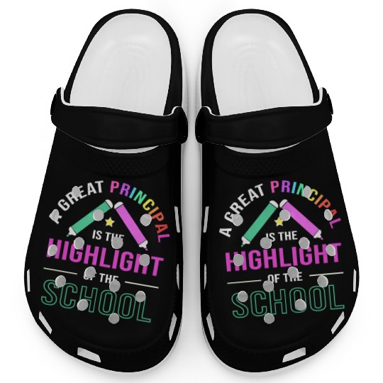 School Principal Teacher Back To School Clogs