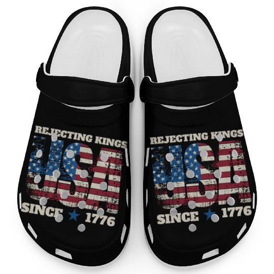 Rejecting Kings Since 1776 Clogs