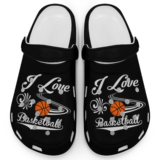 I love basketball Clogs