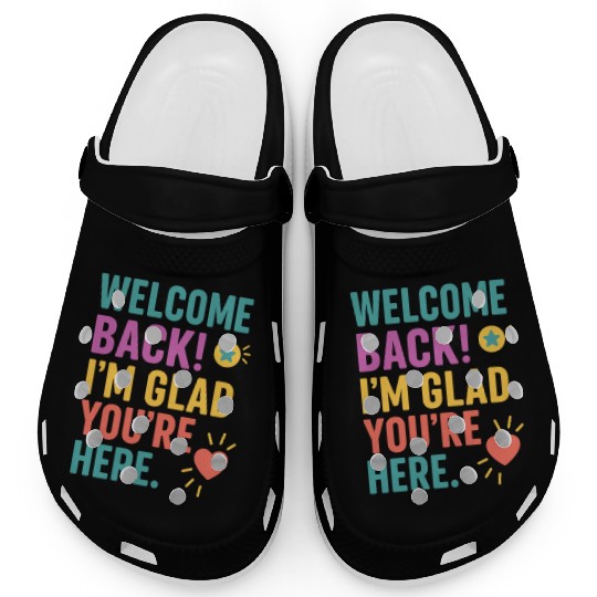 Welcome Back To School, Teacher Appreciation Gift Clogs
